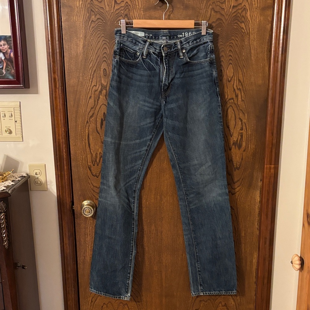 GAP Men's Dark Wash Straight Jeans